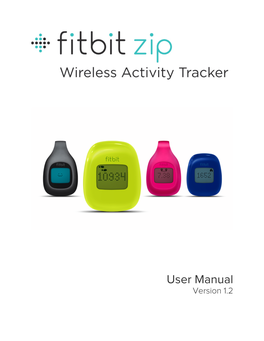 User Manual for the Fitbit