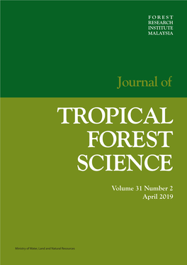 Journal of TROPICAL V Ol