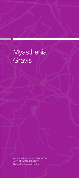 Myasthenia Gravis Fact Sheet