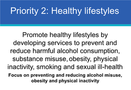 Promote Healthy Lifestyles Presentation