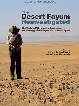 Desert Fayum Fayum Desert Reinvestigated Desert Fayum He Neolithic in Egypt Is Thought to Have Arrived Via Diffusion from an Origin in Southwest Asia