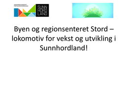 Sunnhordland! 4 Strategiar