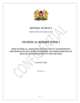 Technical Report Week 3