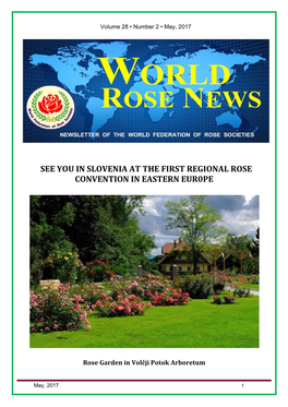 See You in Slovenia at the First Regional Rose Convention in Eastern Eur0pe