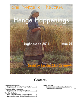 Henge Happeningsof Keltria Issue #91