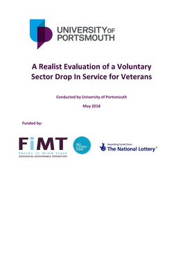 A Realist Evaluation of a Voluntary Sector Drop in Service for Veterans