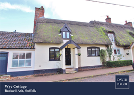Wye Cottage the Street, Badwell Ash, Suffolk, IP31 3DH