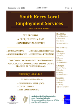 Jobs Sheet Week 6