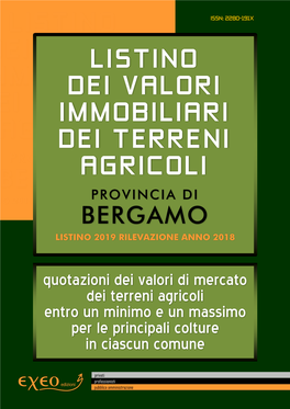 Listino Dei Valori Immobiliari Dei Terreni Agricoli Bergamo