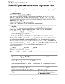 National Register of Historic Places Registration Form