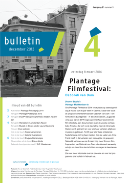 Plantage Filmfestival: Deborah Van Dam