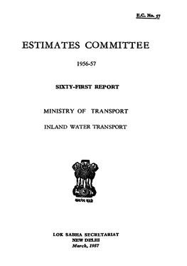 Estimates Committee