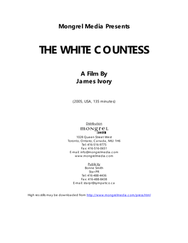 The White Countess