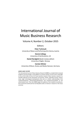 Volume 4, No 2, October 2015