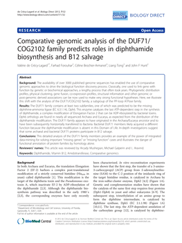Comparative Genomic Analysis of The
