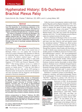 Erb-Duchenne Brachial Plexus Palsy