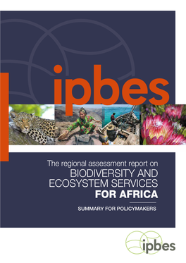 Biodiversity and Ecosystem Services for Africa