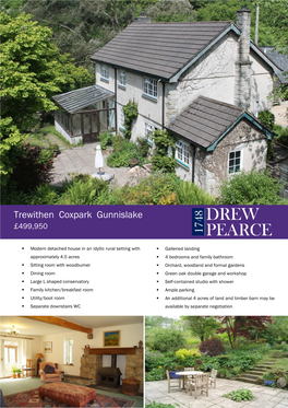 Trewithen Coxpark Gunnislake £499,950