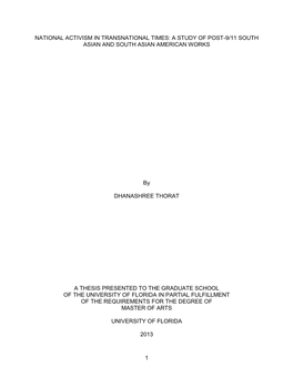 University of Florida Thesis Or Dissertation Formatting