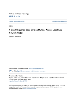 A Direct Sequence Code-Division Multiple-Access Local Area Network Model
