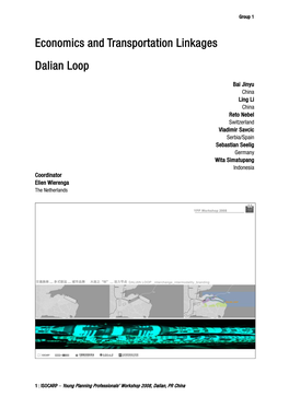 Economics and Transportation Linkages Dalian Loop