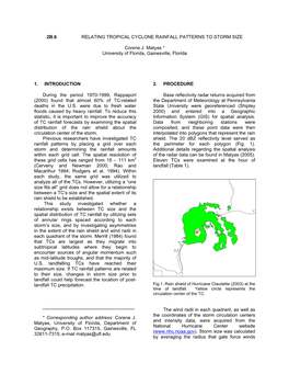 2B.6 Relating Tropical Cyclone Rainfall Patterns to Storm Size