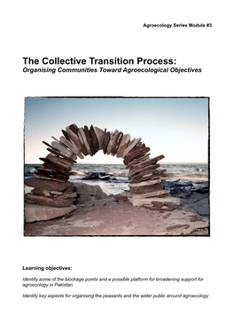 Transition Process: Organising Communities Toward Agroecological Objectives