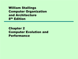 02 Computer Evolution and Performance