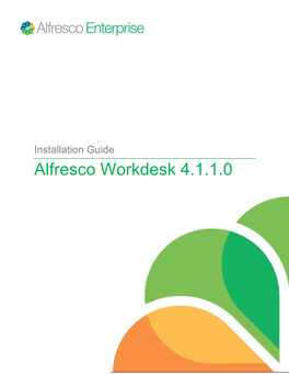Alfresco Workdesk 4.1.1.0 Installation Guide