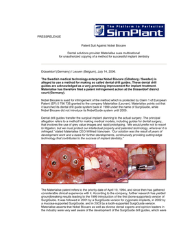 Surgiguide Drill Guides and Nobel Biocare, the Full Story …