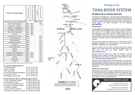 TANA RIVER SYSTEM Prices of a Day License