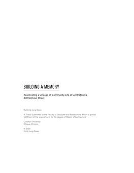 Building a Memory