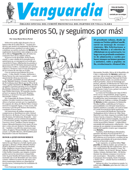 Los Primeros 50, ¡Y Seguimos Por Más!