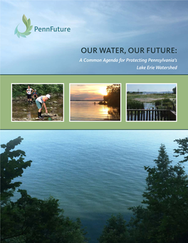 OUR WATER, OUR FUTURE: a Common Agenda for Protecting Pennsylvania’S Lake Erie Watershed Partner Organizations