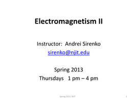 Magnetic Fields in Matter 2