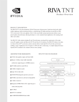 NV RIVA TNT PO Sanford 5/1/98 11:49 AM Page 1