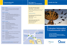 Fahrplan Veitsrodter Prämienmarkt 2014