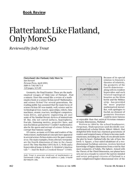 Book Review: Flatterland: Like Flatland, Only More So, Volume 49