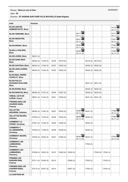 Arrêt Horaires BLOIS CENTRE ADMINISTRATIF, Blois BLOIS