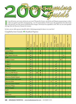 2005 Programming Guide
