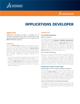 Applications Developer