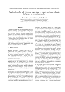 Application of a Hill-Climbing Algorithm to Exact and Approximate Inference in Credal Networks