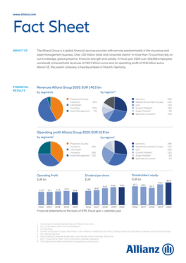 Allianz Fact Sheet