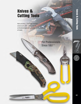 Knives & Cutting Tools