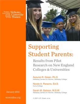 Supporting Student Parents: Results from Pilot Research on New England Colleges & Universities