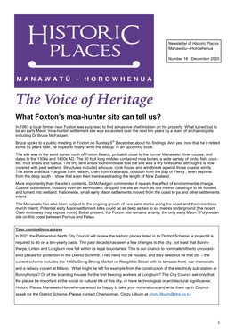 What Foxton's Moa-Hunter Site Can Tell