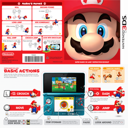 Super Mario 3D Landtm Instruction Booklet