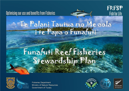 FRFSP Funafuti Reef Fisheries Stewardship Plan