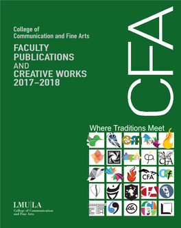 2017-2018 Faculty Publications & Creative Works