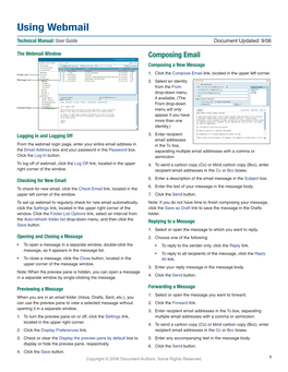 Using Webmail